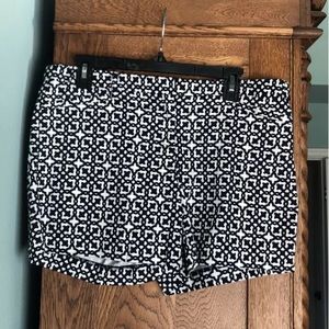 Laundry by Shelli Segal Navy/White Shorts Sz10